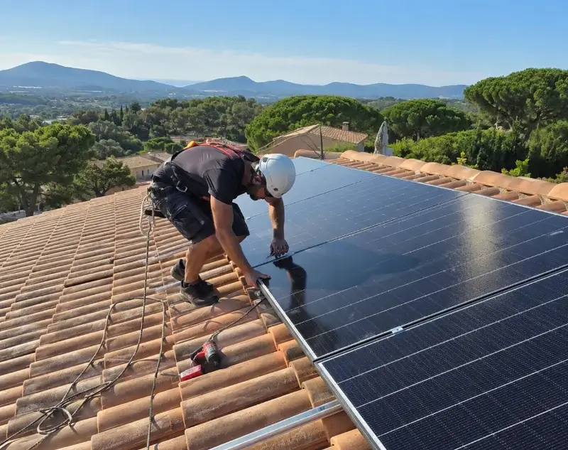 Installateur panneaux solaires Vauvenargues — pose photovoltaïque sur toiture