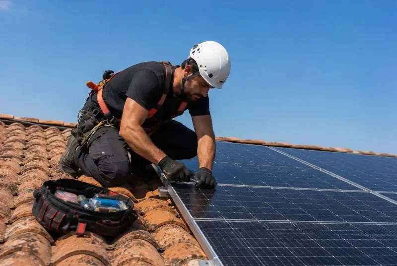 Maintenance et monitoring de panneaux solaires à Vauvenargues