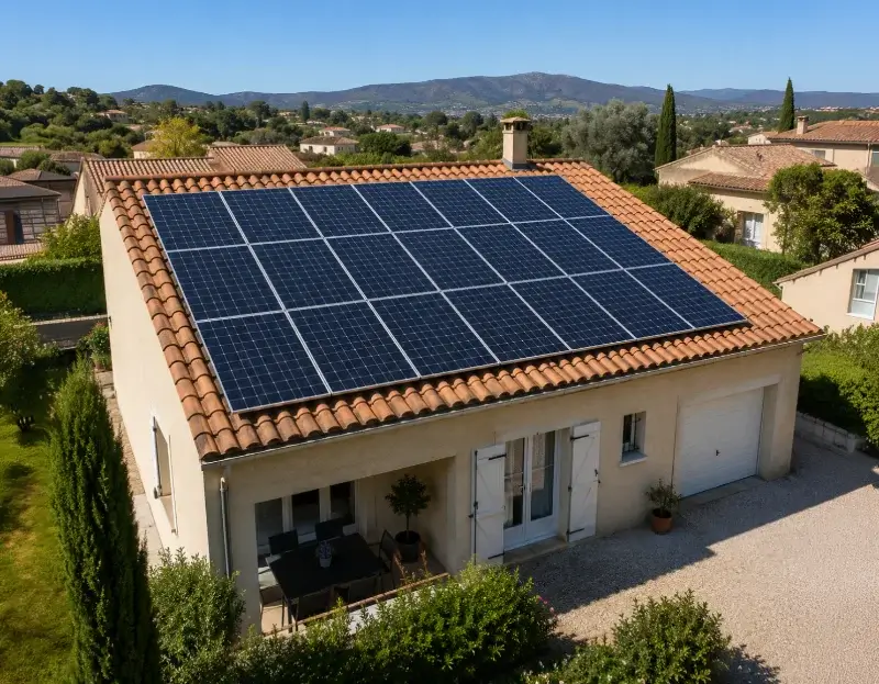 Prime à l'autoconsommation panneaux solaires Vauvenargues — aide financière de l'État
